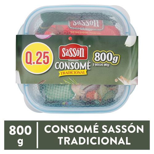 Consome Sasson 2pk 800gr Hermetico
