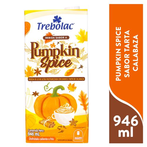 Bebida Leche Trebolac Sabor Pumpkin Spice - 946 ml