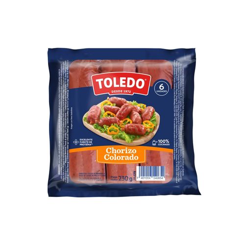 Chorizo Toledo Colorado 1 2 Libra