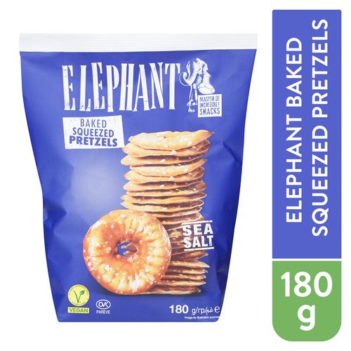 Snacks Lindt Pretzels Alka Elephant Sal - 160 g