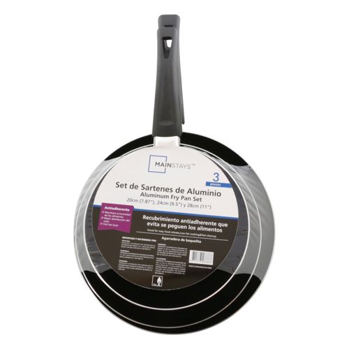 Set Sartenes 20 24 28 Cm Aluminio Ms