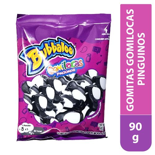 Gomitas Bubbaloo pingüino-  90 g