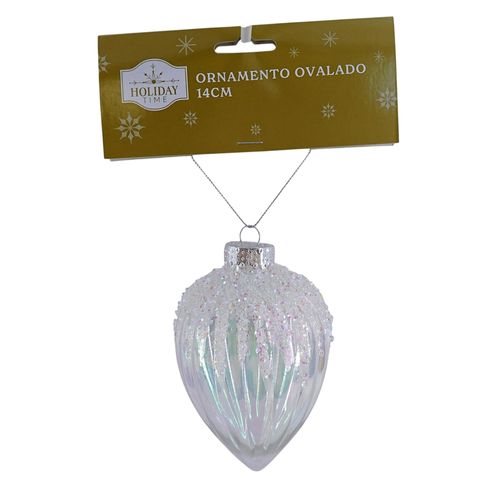 Adorno Arbol Iridescente Blco