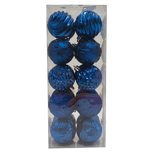 Esferas Azules 60mm Set 20u