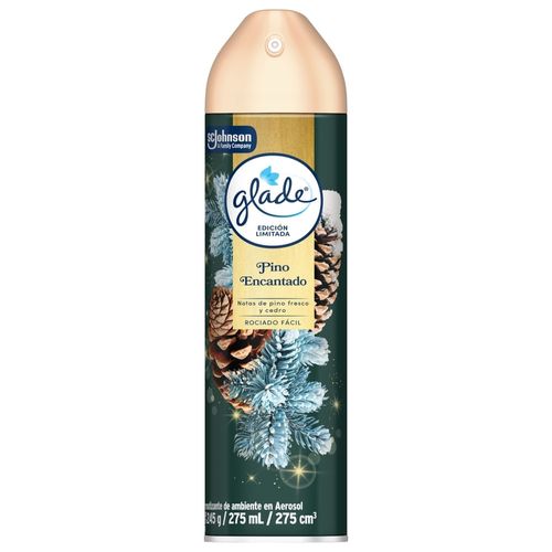 Aromatizante Glade Edicion Limitada Aerosol Pino Encantado 275 ml