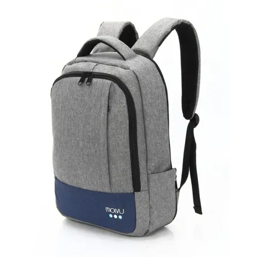 Mochila Molvu U2 color gris claro para laptop - 15.6"