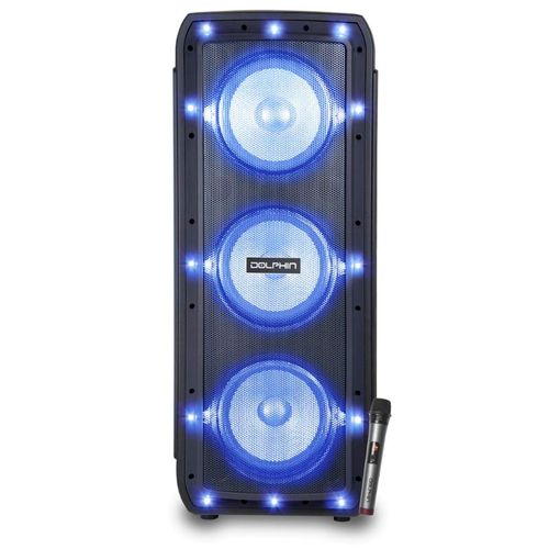 Bocina Dolphin SP-310RBT triple bluetooth 100w negro - 10"