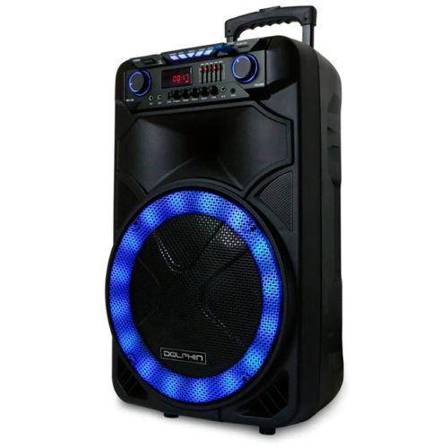 Bocina Dolphin SP-1500RBT bluetooth party speaker 3100w negro - 15"