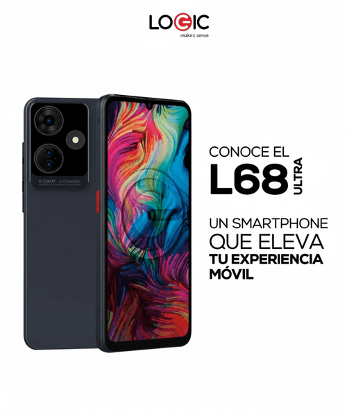 Celular Logic L68 Ultra color negro 12GB 256GB