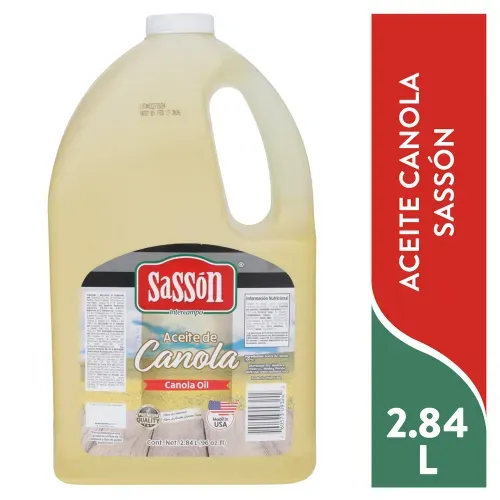 Aceite Sasson Canola galón - 2840 ml