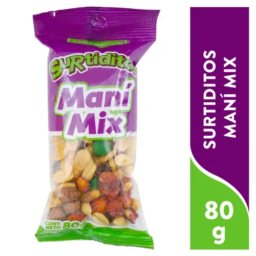 Mani Mixtas Intercampo Surtiditos Doypack - 80 g