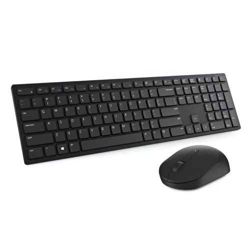 Combo teclado y mouse Dell inglés inalámbrico negro