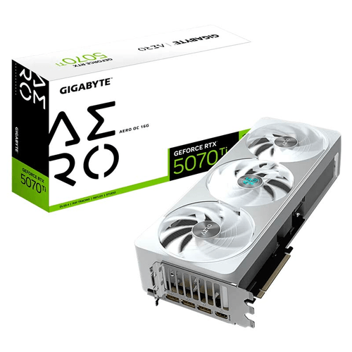 Tarjeta de video Gigabyte geforce RTX 5070 TI Aero OC DP HDMI PCIe 5.0 16GB GDDR7