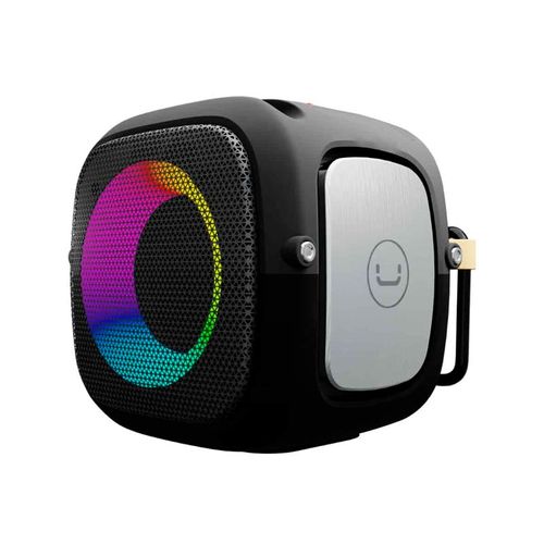 Bocina Unno Tekno bluetooth cubi TWS SP9214GY 5w negro