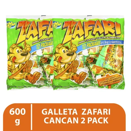 2 Pack Galleta Zafari 600 g