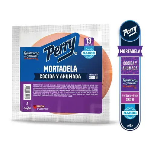 Mortadela Cocida y Ahumada Perry - 380 g