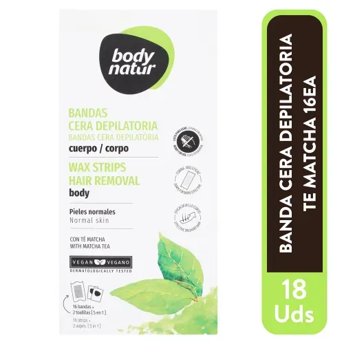 Banda Cera Depilatoria Te Matcha 16Ea