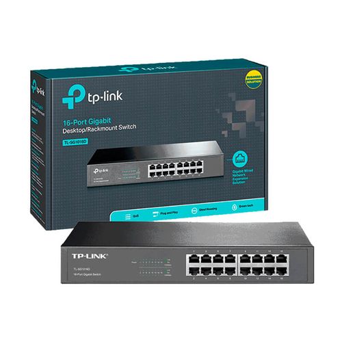 Switch Tp-Link tl-sg1016d 16 puertos 10-100-1000mbps
