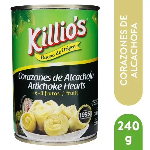 Alcachofa Killios Corazon Premium - 240 g