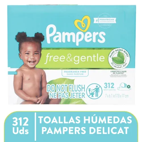 Toalla Humeda Pampers Delicat 312ea