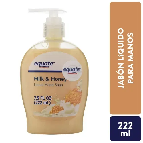 Jabón Equate Líquido Para Manos Milk & Honey - 222 ml