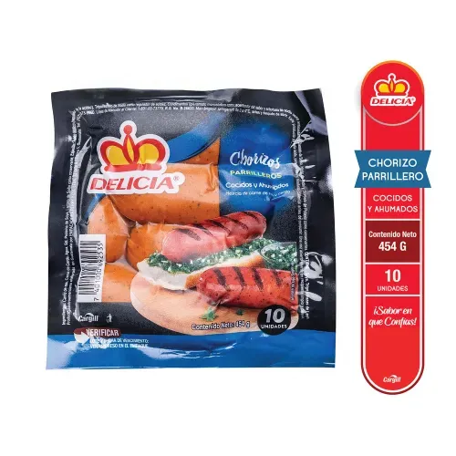 Chorizos Delicia Parrilleros  - 454 g