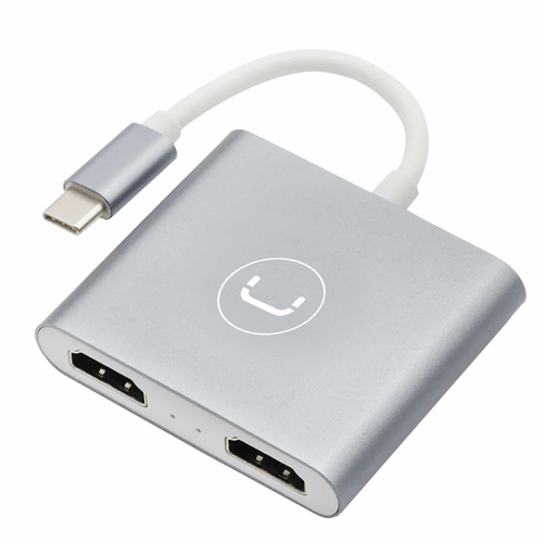 Adaptador Unno Tekno USB-C a HDMI HB1103SV plateado