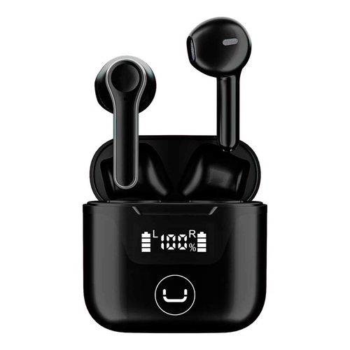 Audífonos in-ear Unno Tekno HS7507BK bluetooth hyper TWS con micrófono negro
