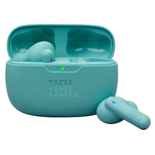 Audífonos JBL Vibe Beam 2 in-ear bluetooth con micrófono azul