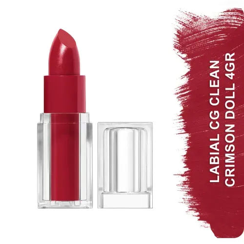Labial Max Factor Clean Crimson Doll - 4 g