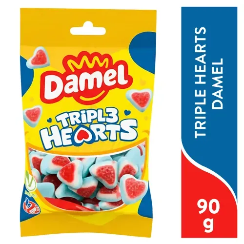Gomitas Damel Triple Hearts - 80 g