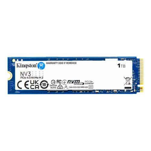 Unidad SSD Kingston M.2 2280 1TB NV3 PCIe NVMe 6000Mbps