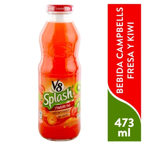 Jugo V8 Splash Strawberry Kiwi - 473 ml