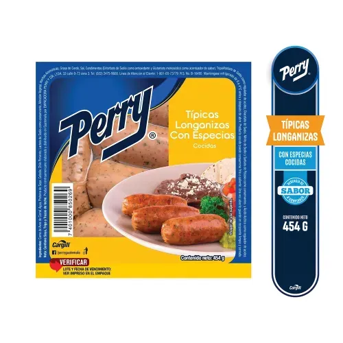 Longaniza típica con especias Perry -454 g