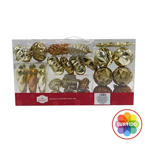 Esferas Surtidas Set 30u