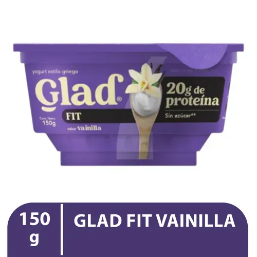 Yogurt Glad Fit vainilla estilo griego - 150 g