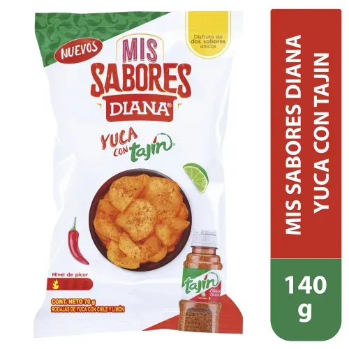 Mis Sabores Diana Yuca Con Tajin 140g