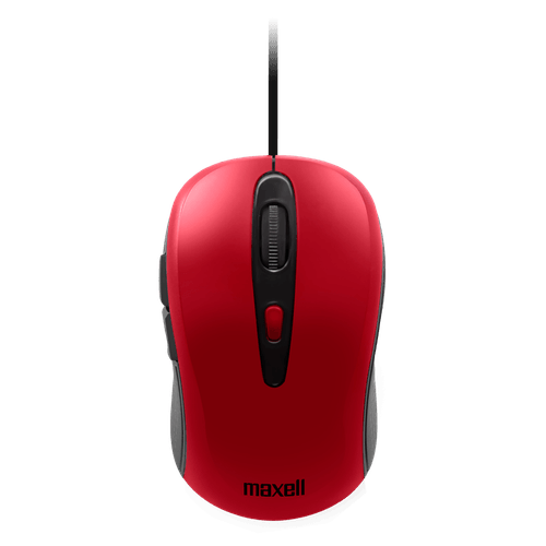 Mouse óptico Maxeell MOWR-105 de 5 botones color rojo