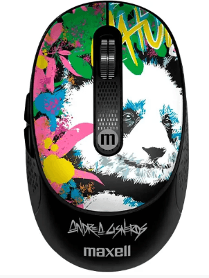 Mouse inalámbrico Maxell MOWL-320 edición limitada diseño de panda