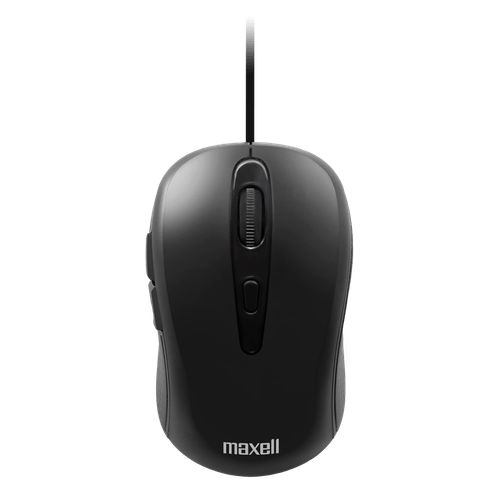 Mouse óptico Maxell MOWR-105C tipo c de 5 botones negro