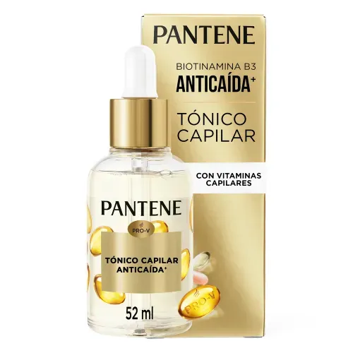 Tónico Capilar Anticaída+ Pantene Biotinamina B3 Cabello Saludable Desde La Raíz 52 ml