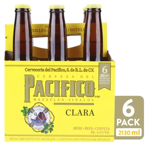 Cerveza Pacifico Botella 6 Pack - 2130 ml