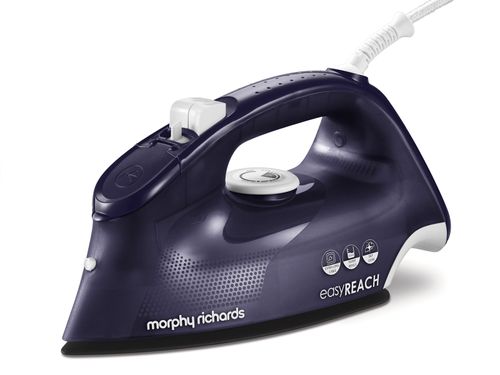 Plancha Morphy Richards morada 1,700 watts y suela cerámica