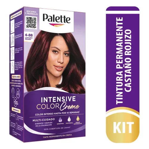 Tinte Palette Cc 4 88 Castaño Cenizo Kit