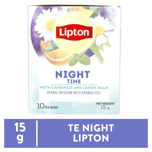 Te Lipton Night Time Manzanilla Mel 15g