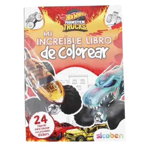 Sicoben Mi Increible Lib Color Hotwheels