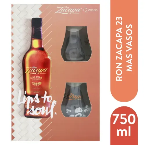 Ron Zacapa 23 750Ml Mas Vasos