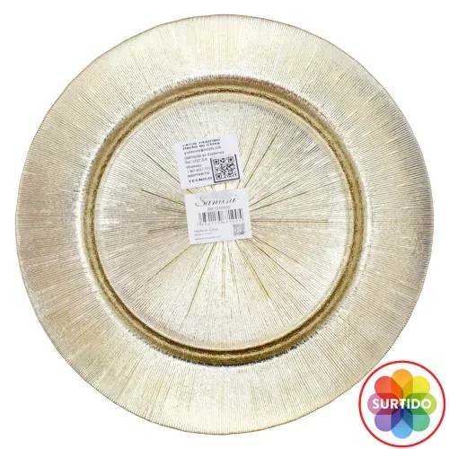 Plato 33x33x2 Cm Navidad