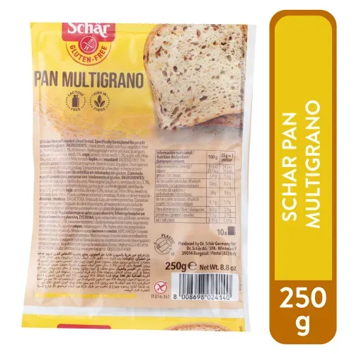 Pan Multi Grano Schar Gluten Free 250gr