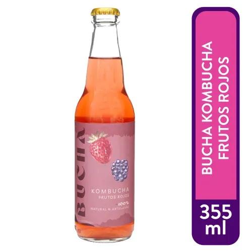 Kombucha Bucha Frutos Rojos 355ml